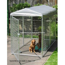 6ft Height Dog Run Kennel com cobertura de telhado superior